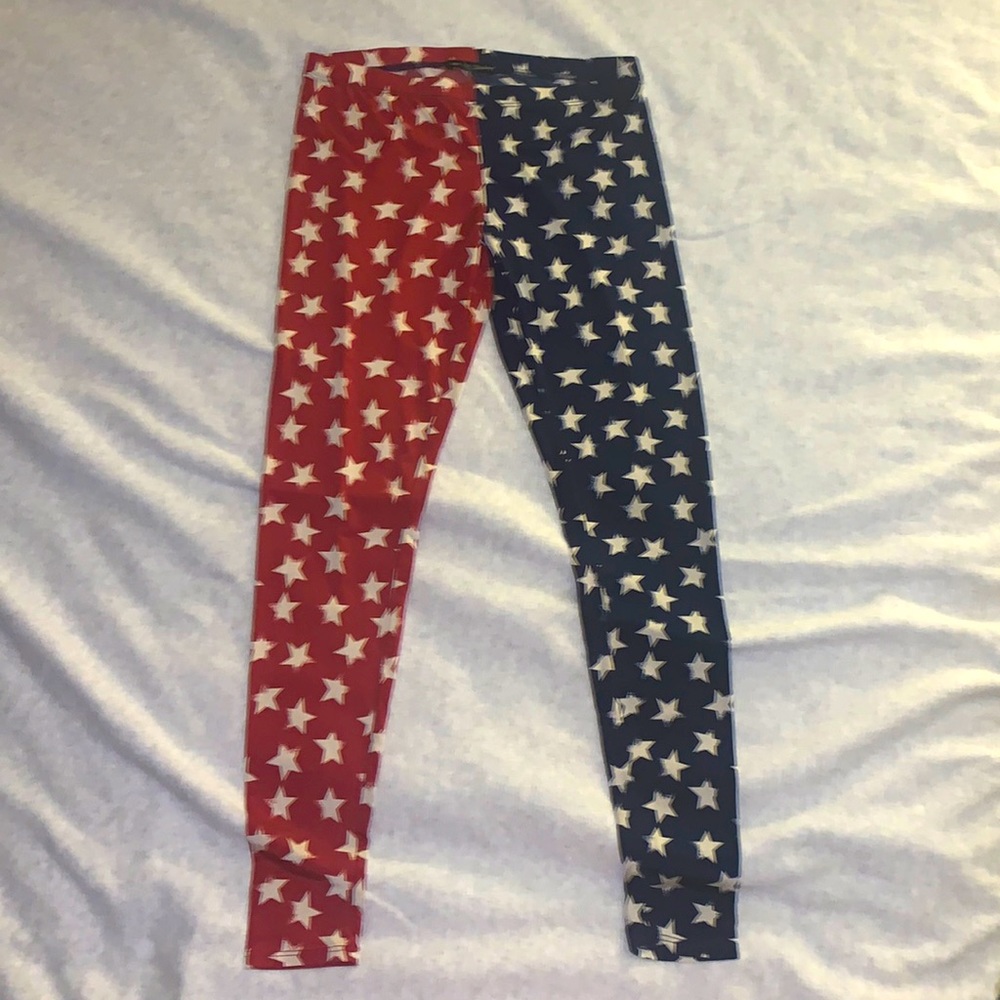 ‘Merica leggings. See you Monday brand. Size Medium.